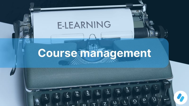 Digital course management: symbol