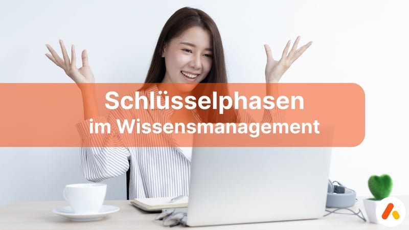 Symbolbild: Schlüsselphasen im Wissensmanagement